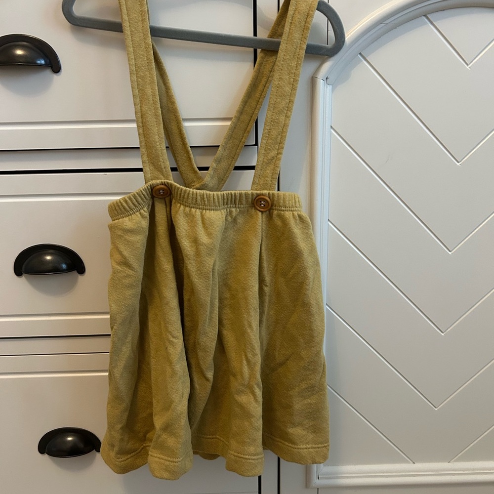 Lulu & Roo 4/5 overall skirt